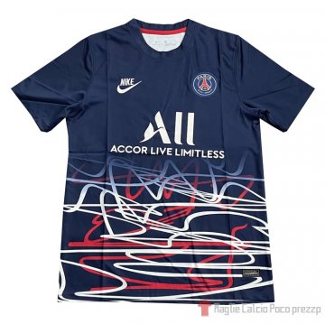 Allenamento Paris Saint-germain 2022 Blu