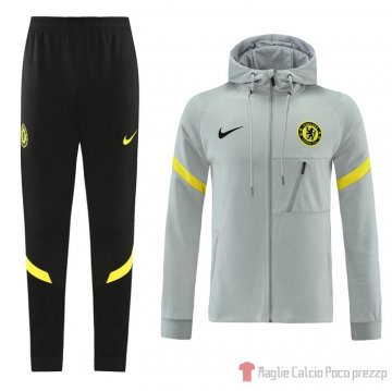 Tuta da Track Chelsea 21-22 Gris Tuta da Track Chelsea 21-22 Gris
