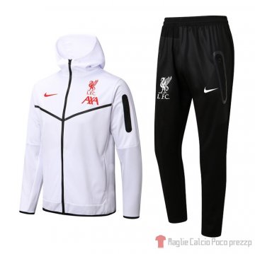 Tuta da Track Liverpool 22-23 Blanco Tuta da Track Liverpool 22-23 Blanco