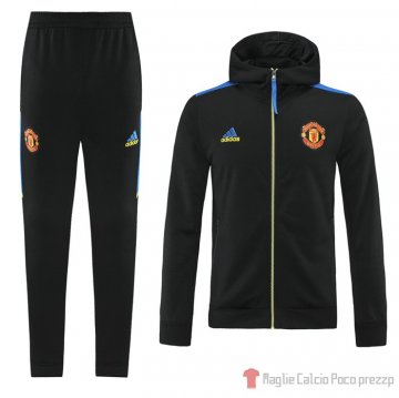 Tuta da Track Manchester United 21-22 Negro Tuta da Track Manchester United 21-22 Negro