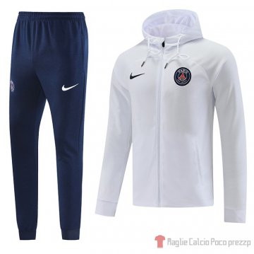 Chandal Con Capucha Del Paris Saint-germain 2022-23 Blanco