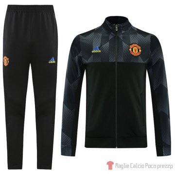 Tuta da Track Giacca Manchester United Special 21-22 Negro