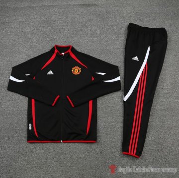 Tuta da Track Giacca Manchester United Teamgeist 21-22 Negro