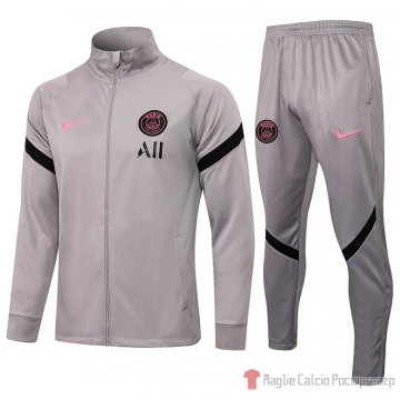 Tuta De Giacca Paris Saint-germain 2021-22 Gris Tuta De Giacca Paris Saint-germain 2021-22 Gris