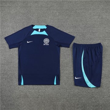 Chandal Del Inter Manica Corta 2022-2023 Azul - Pantalon Corto