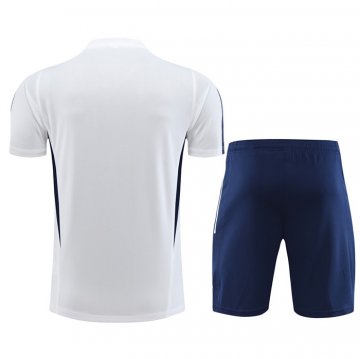 Tuta da Track Italia Manica Corta 23-24 Blanco - Pantalon Corto