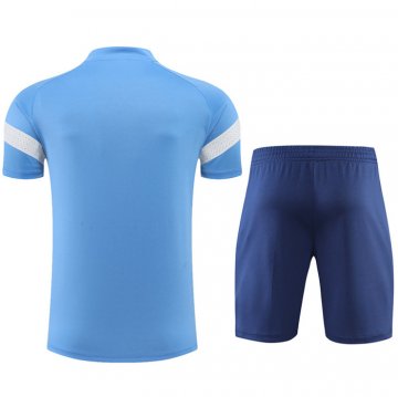 Chandal Del Manchester City Manica Corta 2022-23 Azul - Pantalon Corto