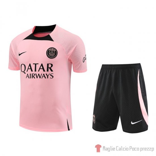 Chandal Del Paris Saint-germain Manica Corta 22-23 Rosa - Pantalon Corto - Clicca l'immagine per chiudere