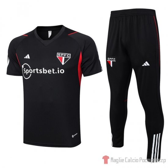 Tuta da Track Sao Paulo Manica Corta 23-24 Negro - Clicca l'immagine per chiudere