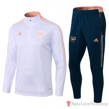 Tuta Da Track Felpa Arsenal 21-22 Blanco Tuta Da Track Felpa Arsenal 21-22 Blanco