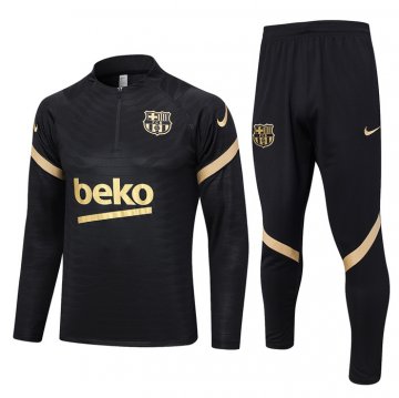 Felpa Della Tuta Barcellona 23-24 Negro Felpa Della Tuta Barcellona 23-24 Negro