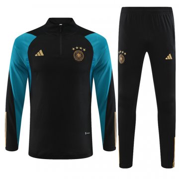 Felpa Della Tuta Germania Bambino 23-24 Negro Felpa Della Tuta Germania Bambino 23-24 Negro