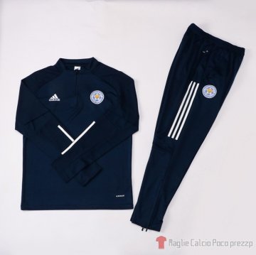 Tuta Da Track Felpa Leicester City 2021-22 Azul