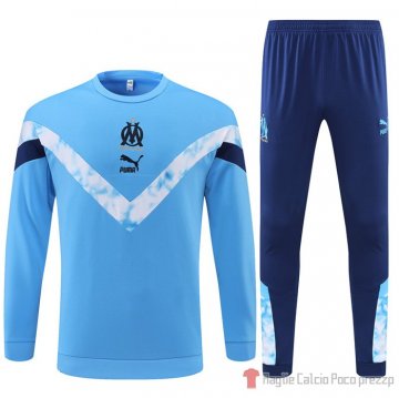 Felpa Della Tuta Olympique Marsella 2022 Azul Claro Felpa Della Tuta Olympique Marsella 2022 Azul Claro