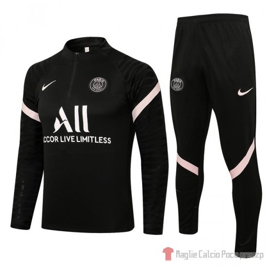 Tuta Da Track Felpa Paris Saint-germain 21-22 Negro Y Rosa - Clicca l'immagine per chiudere