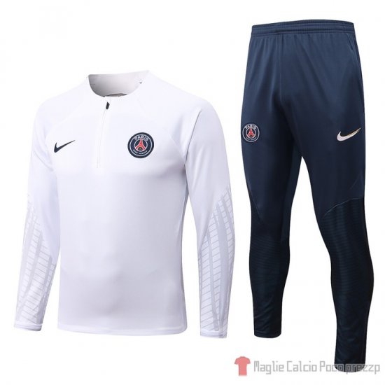Felpa Della Tuta Paris Saint-germain 22-23 Blanco - Clicca l'immagine per chiudere