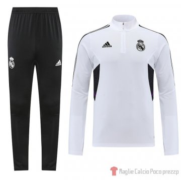 Felpa Della Tuta Real Madrid 22-23 Blanco Felpa Della Tuta Real Madrid 22-23 Blanco
