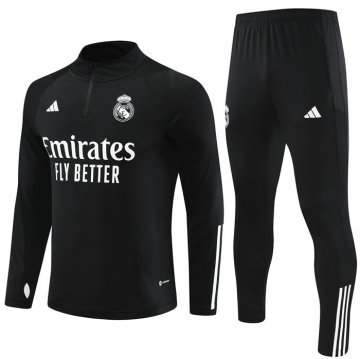 Felpa Della Tuta Real Madrid Bambino 23-24 Negro Felpa Della Tuta Real Madrid Bambino 23-24 Negro