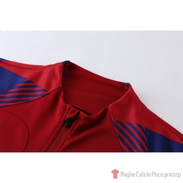 Giacca Della Tuta Barcellona 2022-23 Rojo
