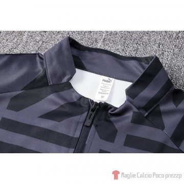 Giacca Della Tuta Borussia Dortmund 22-23 Negro Y Gris