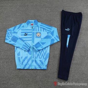 Giacca Della Tuta Manchester City 2022-23 Azul Claro