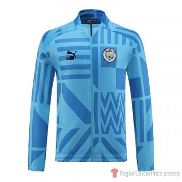 Giacca Manchester City 2022-23 Azul Claro