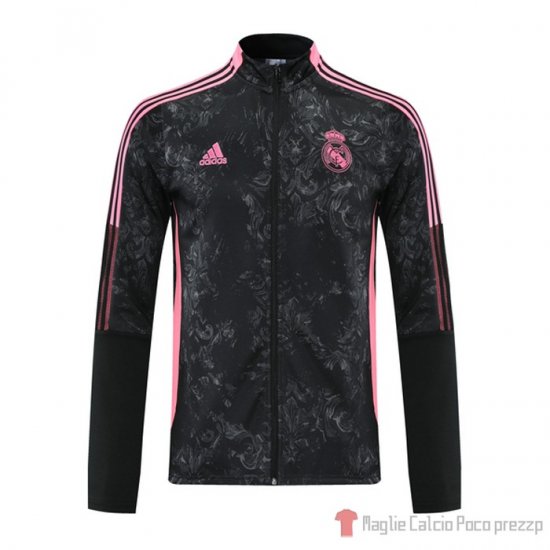 Giacca Real Madrid 2021 Nero - Clicca l'immagine per chiudere