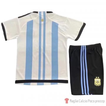 Maglia Argentina Home Bambino 2022