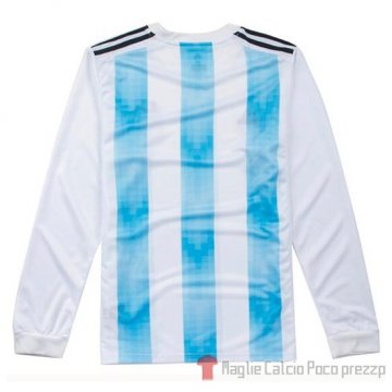 Maglia Argentina Home Bambino Manica Lunga 2018