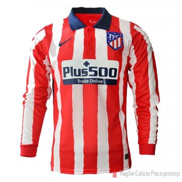 Maglia Atletico Madrid Home Maniche Lunghe 20-21