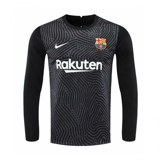 Maglia Barcellona Portiere Manica Lunga 20-21 Nero - Clicca l'immagine per chiudere