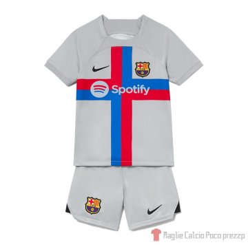 Maglia Barcellona Terza Bambino 22-23