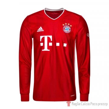Maglia Bayern Munich Home Manga Larga 20-21 Maglia Bayern Munich Home Manga Larga 20-21