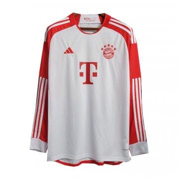 Maglia Bayern Munich Home Maniche Lunghe 23-24 Maglia Bayern Munich Home Maniche Lunghe 23-24
