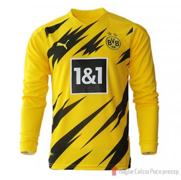 Maglia Borussia Dortmund Home Maniche Lunghe 20-21 Maglia Borussia Dortmund Home Maniche Lunghe 20-21
