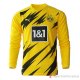 Maglia Borussia Dortmund Home Maniche Lunghe 20-21