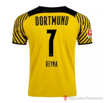 Maglia Borussia Dortmund Giocatore Reyna Home 21-22 Maglia Borussia Dortmund Giocatore Reyna Home 21-22