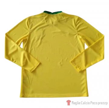 Maglia Brasile Home Manica Lunga 20-21