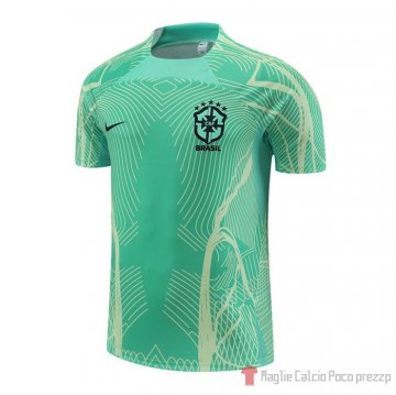 Maglia De Allenamento Brasil 2022-23 Verde