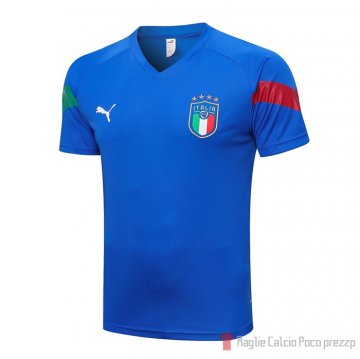 Maglia De Allenamento Italia 2022-23 Azul Maglia De Allenamento Italia 2022-23 Azul