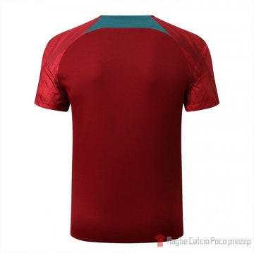 Maglia De Allenamento Portogallo 22-23 Rojo