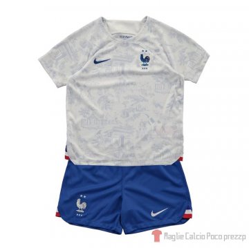 Maglia Francia Away Bambino 2022 Maglia Francia Away Bambino 2022