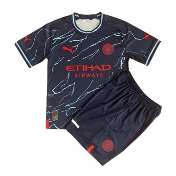 Maglia Manchester City Terza Bambino 23-24 Maglia Manchester City Terza Bambino 23-24