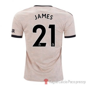 Maglia Manchester United Giocatore James Away 2019/2020 Maglia Manchester United Giocatore James Away 2019/2020