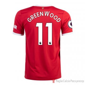 Maglia Manchester United Giocatore Greenwood Home 21-22