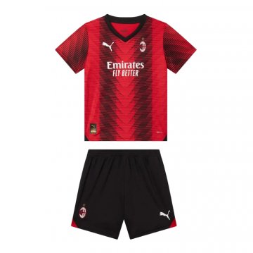 Maglia Milan Home Bambino 23-24 Maglia Milan Home Bambino 23-24