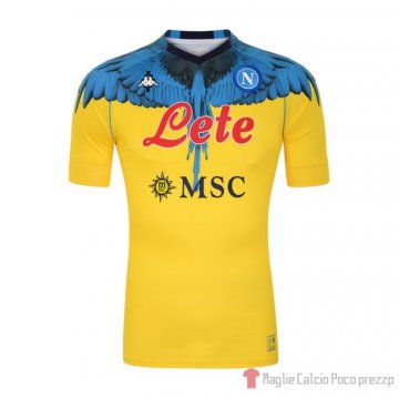 Maglia Napoli Kappa X Marcelo Burlon 2021 Maglia Napoli Kappa X Marcelo Burlon 2021