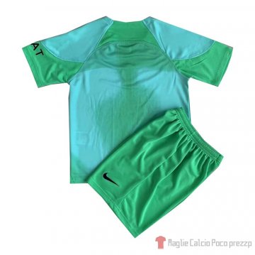 Maglia Paris Saint-germain Portiere Bambino 22-23 Verde