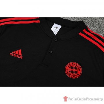 Maglia Polo Bayern Munich 22-23 Nero