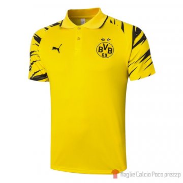 Maglia Polo Borussia Dortmund 2020-21 Giallo